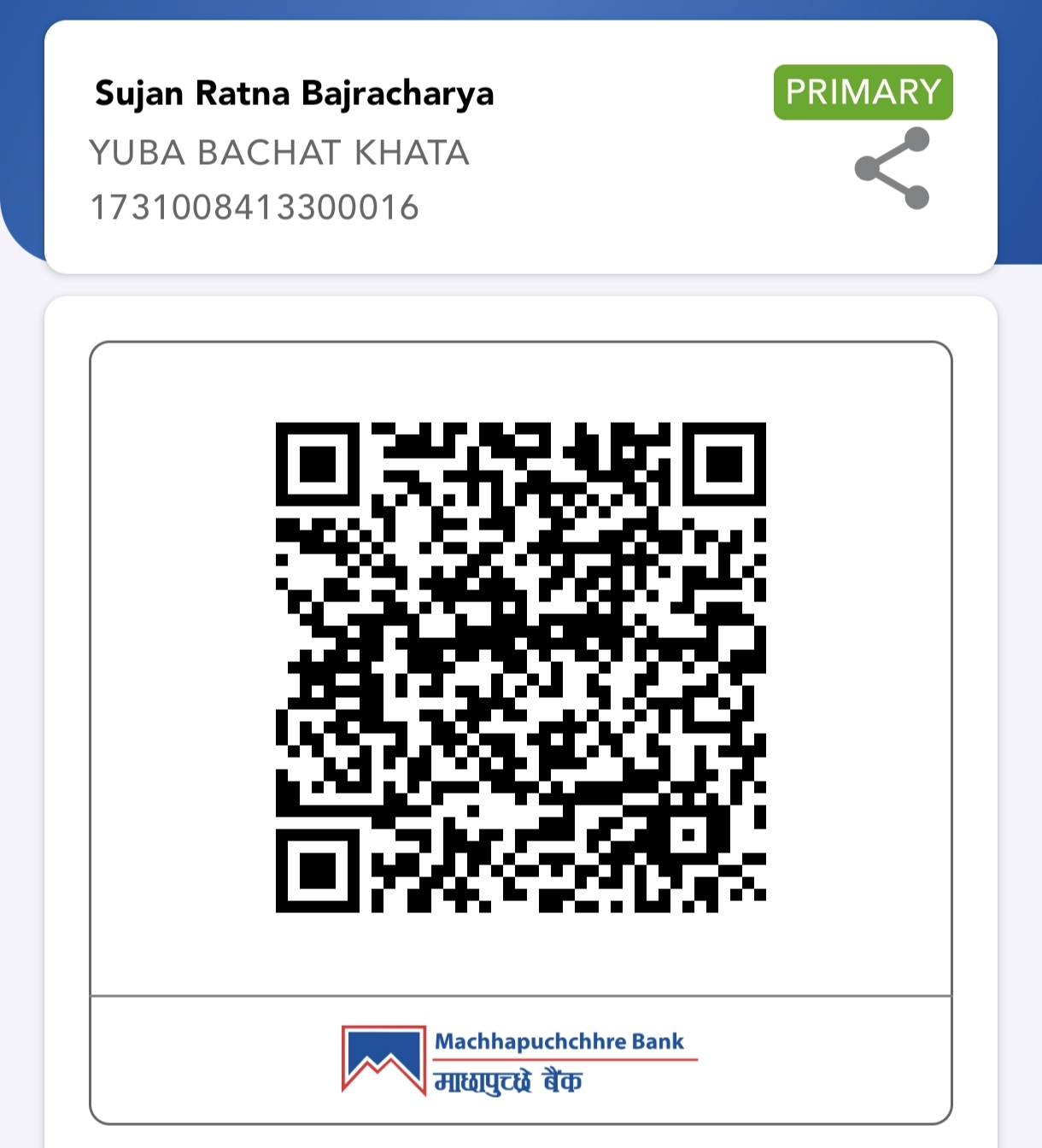 QR Code for MBL