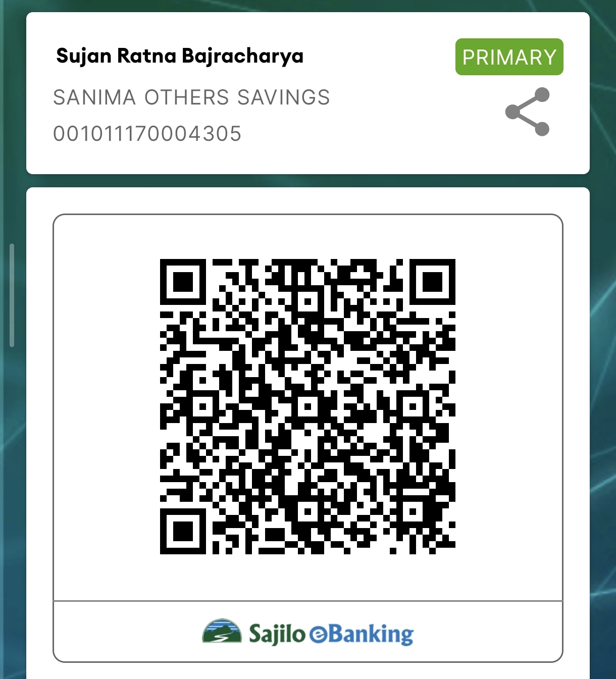 QR Code for Sanima